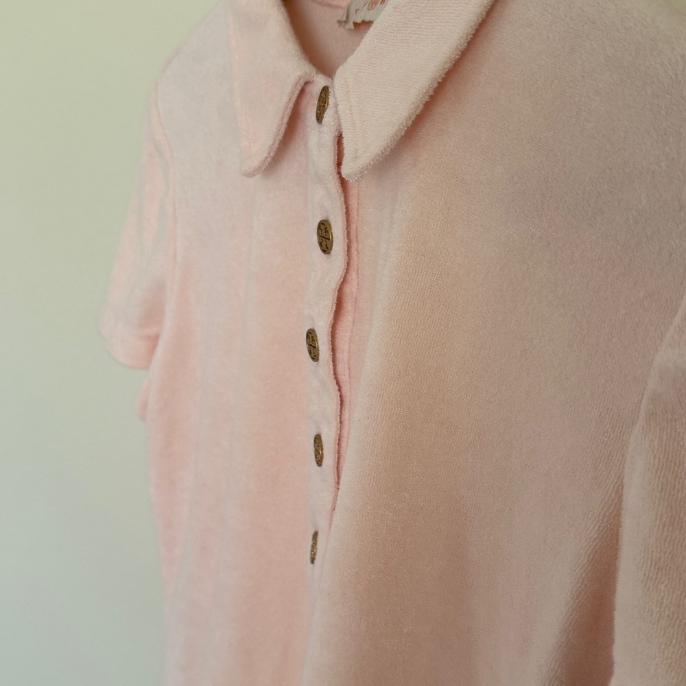 Tory Burch 🌸Pink Collared Button-Up Shirt - Picture 12 of 14